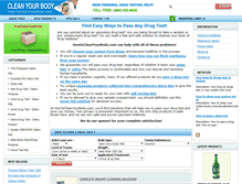 Tablet Screenshot of howtocleanyourbody.com